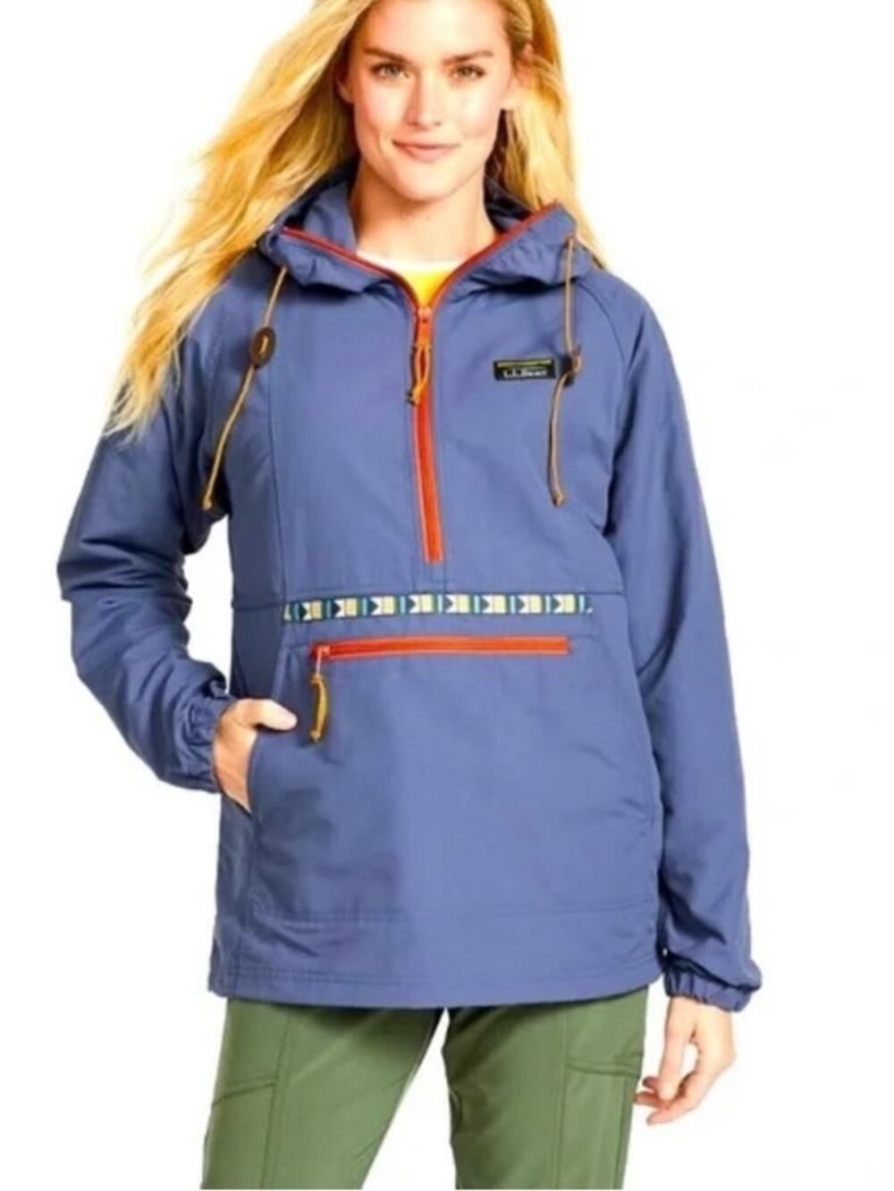 EUC LL Bean Mountain Classic Anorak, 1X